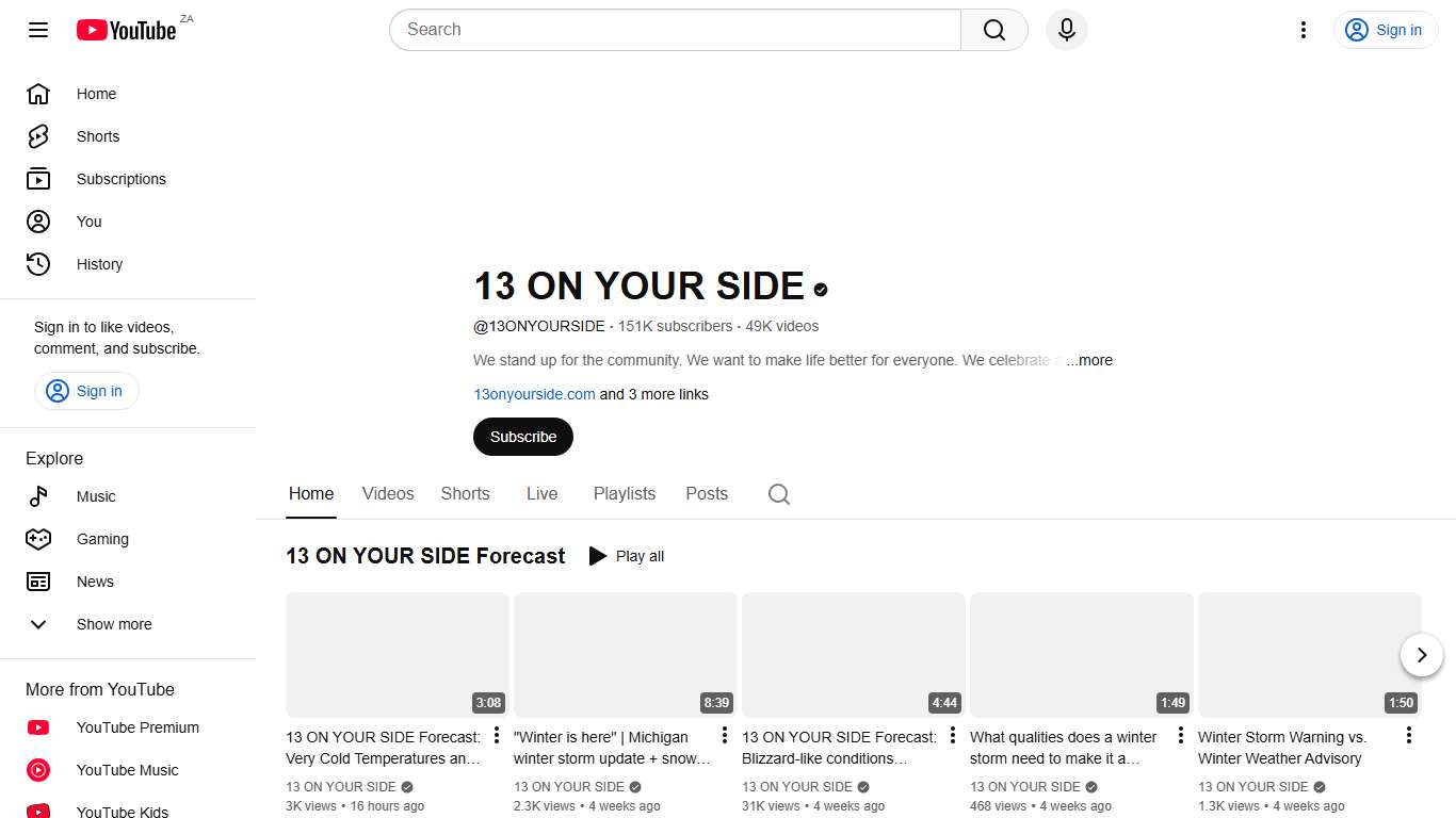 13 ON YOUR SIDE - YouTube